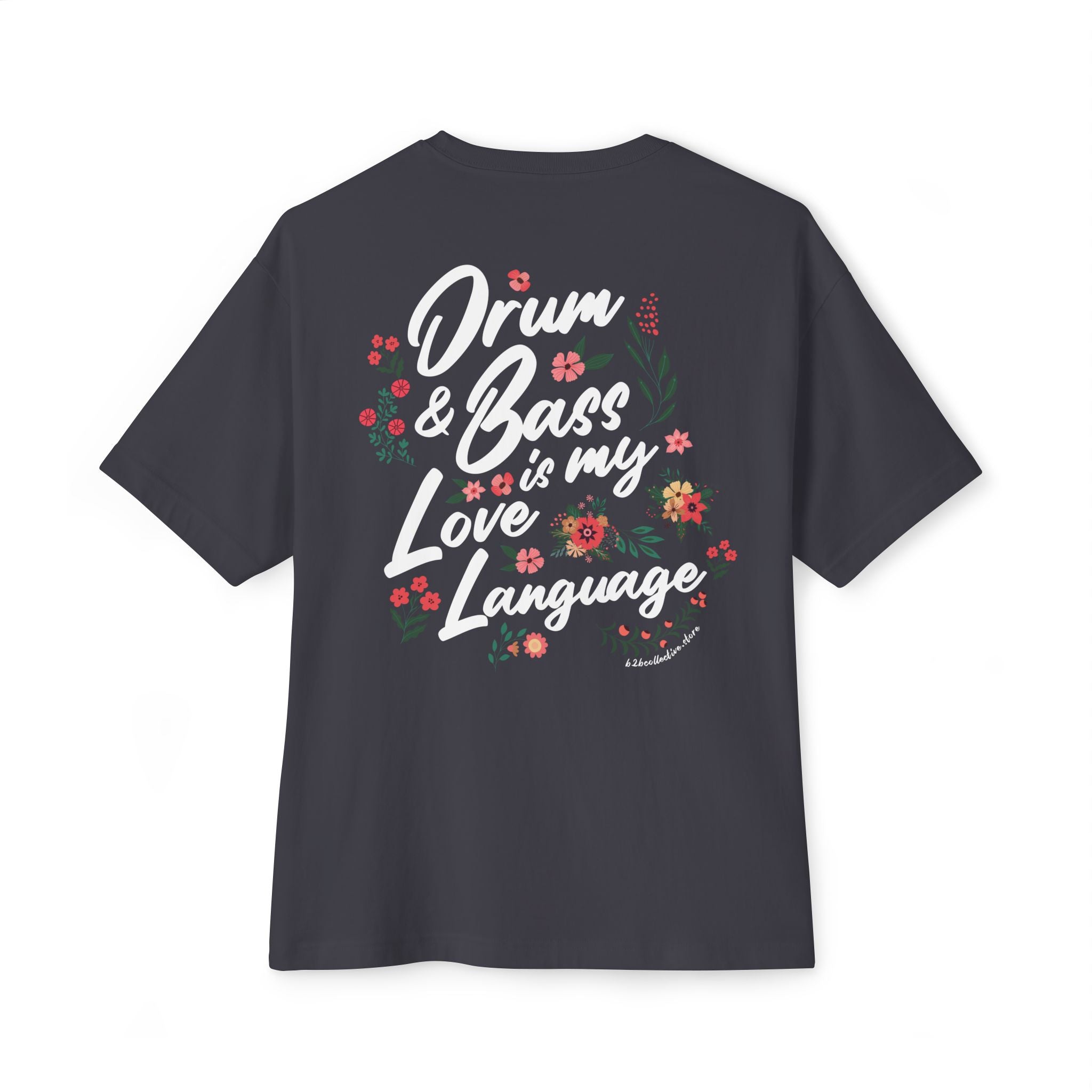 Drum & Bass Love Language - Drop Shoulder Tee