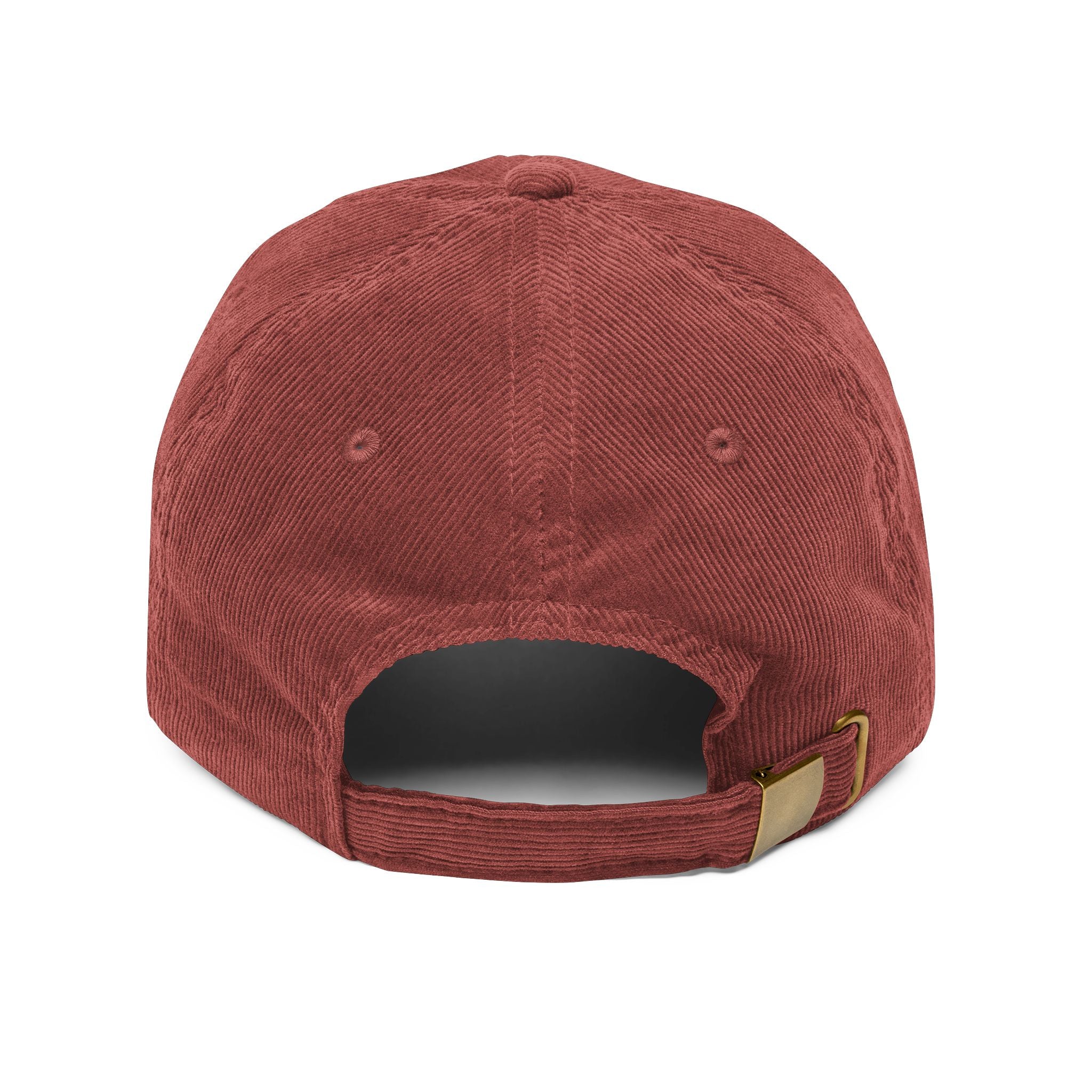 Embroidered Corduroy Logo Cap