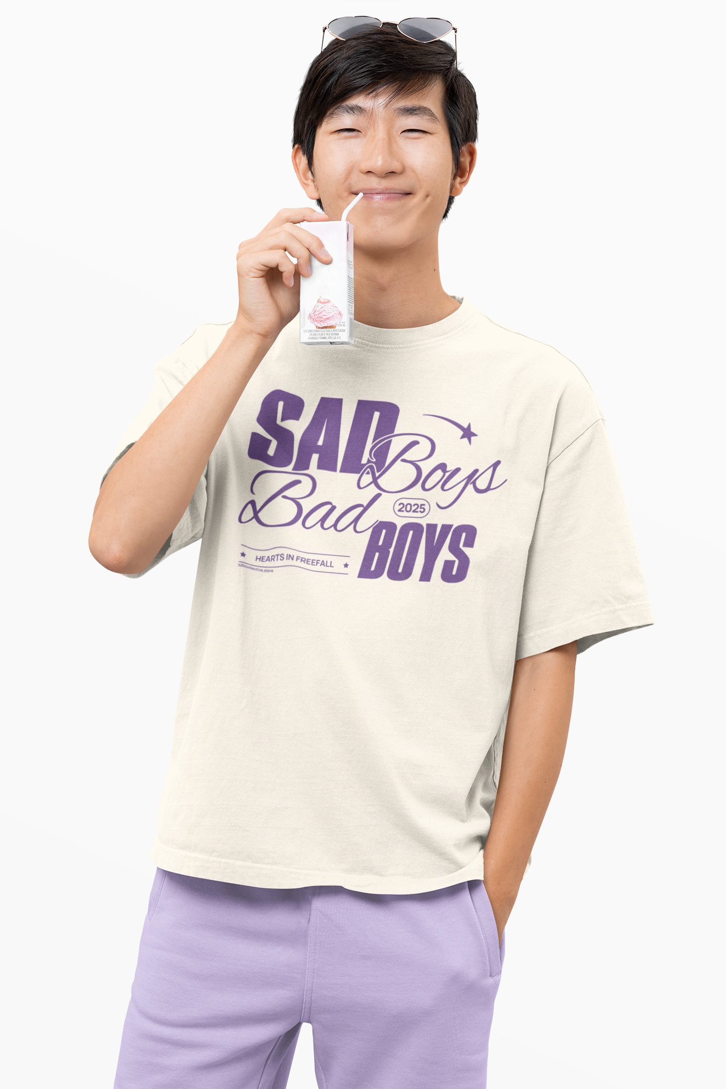 Sad Boys Bad Boys - Drop Shoulder Tee