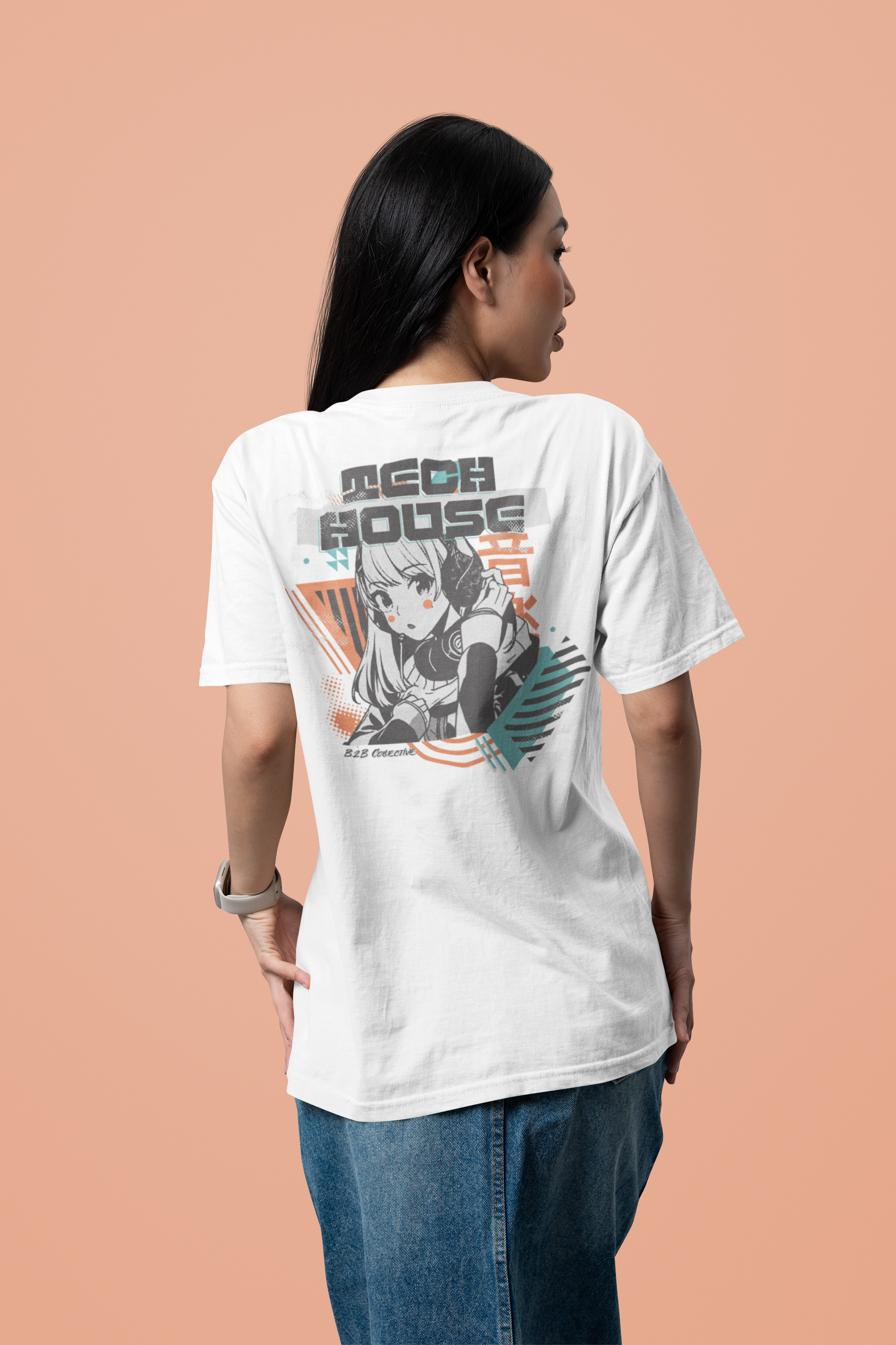 Tech House Kawaii - Drop Shoulder Tee