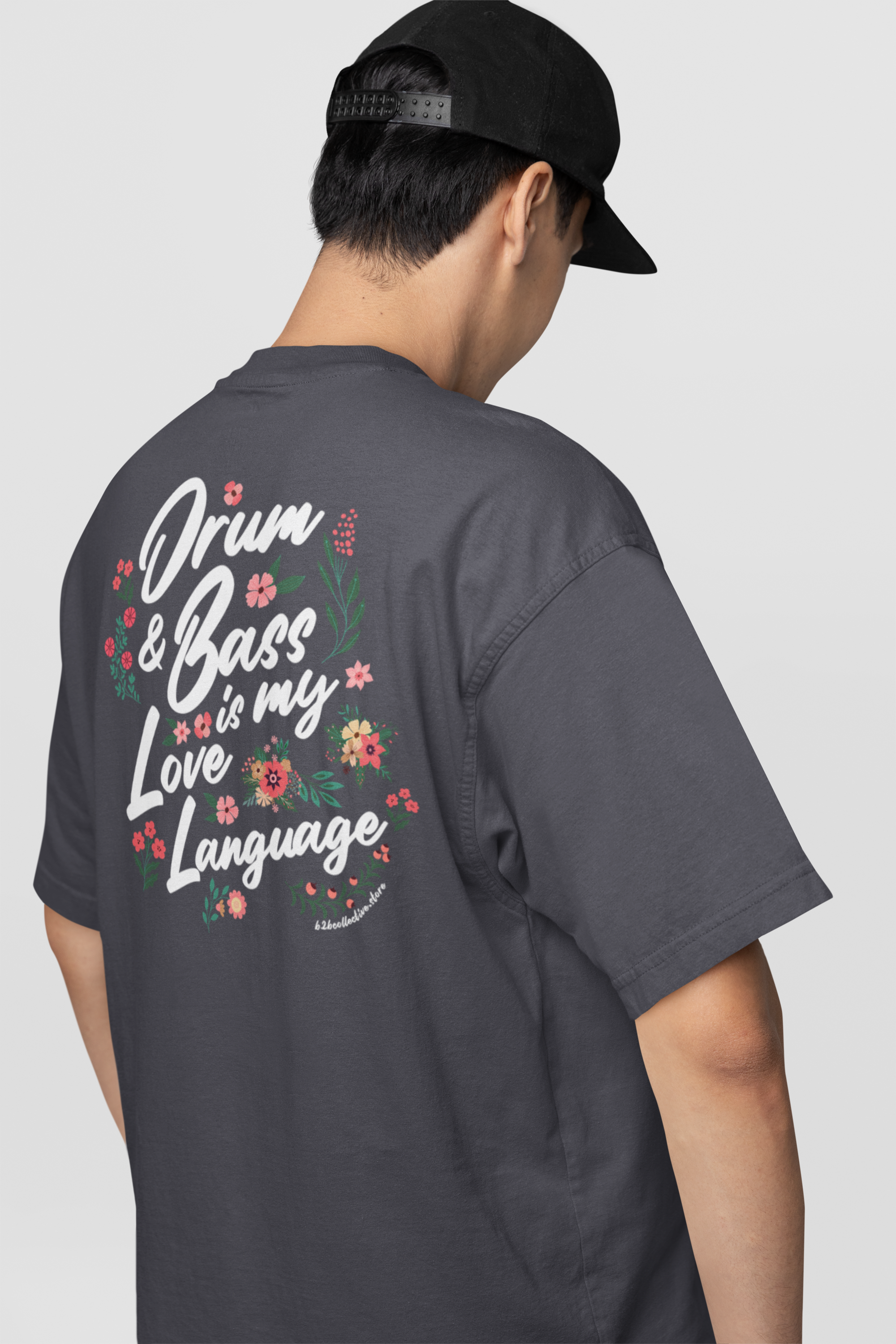 Drum & Bass Love Language - Drop Shoulder Tee