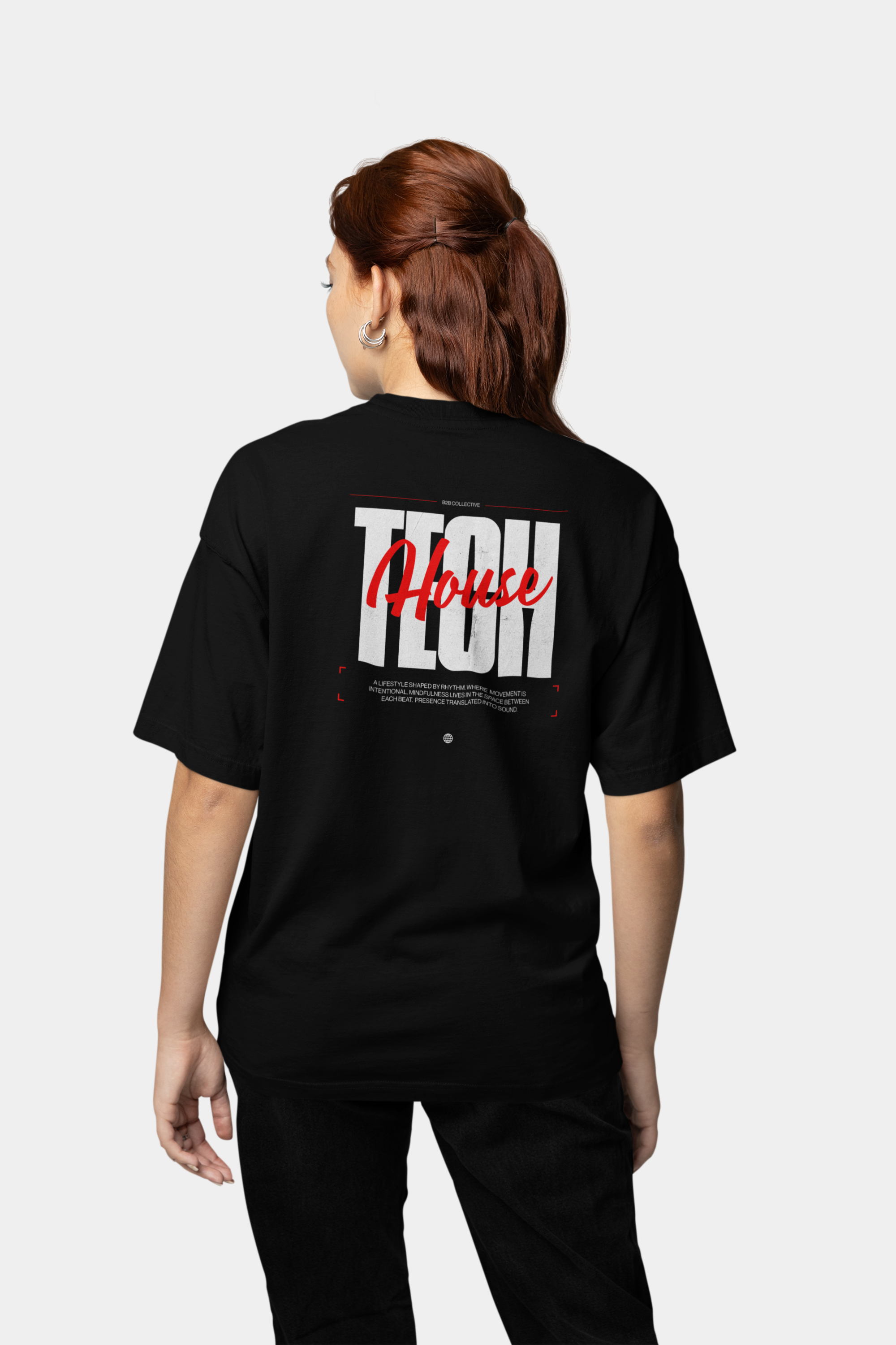 Tech House Lifestyle - Drop Shoulder Tee