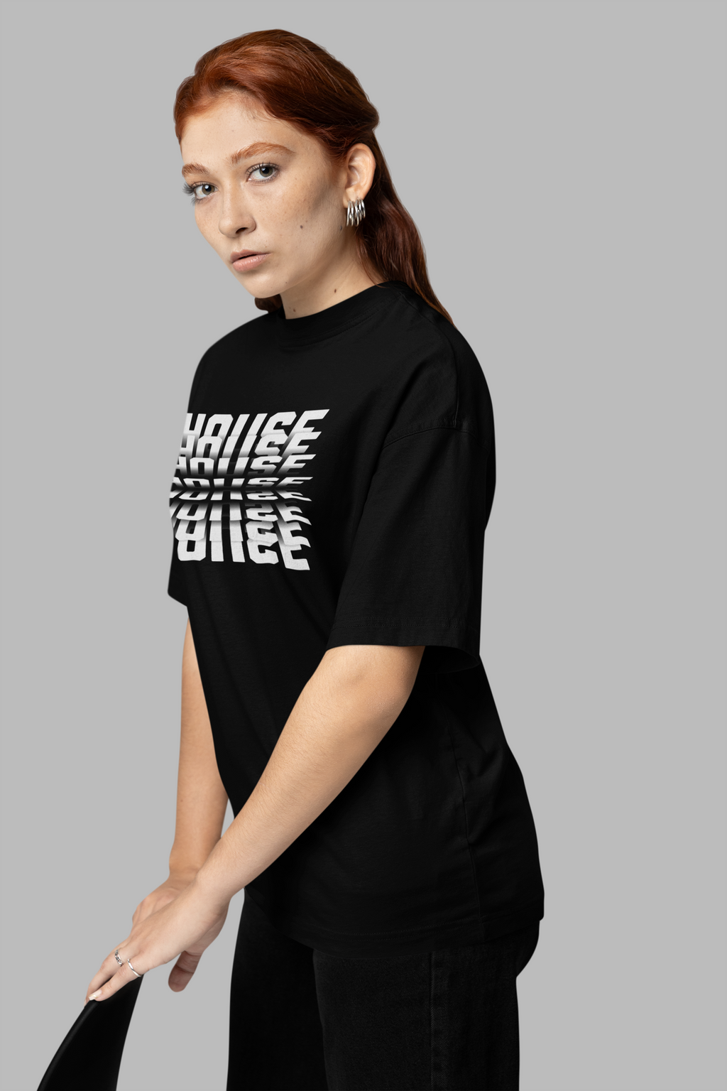 HOUSE Flip Effect - Drop Shoulder Tee