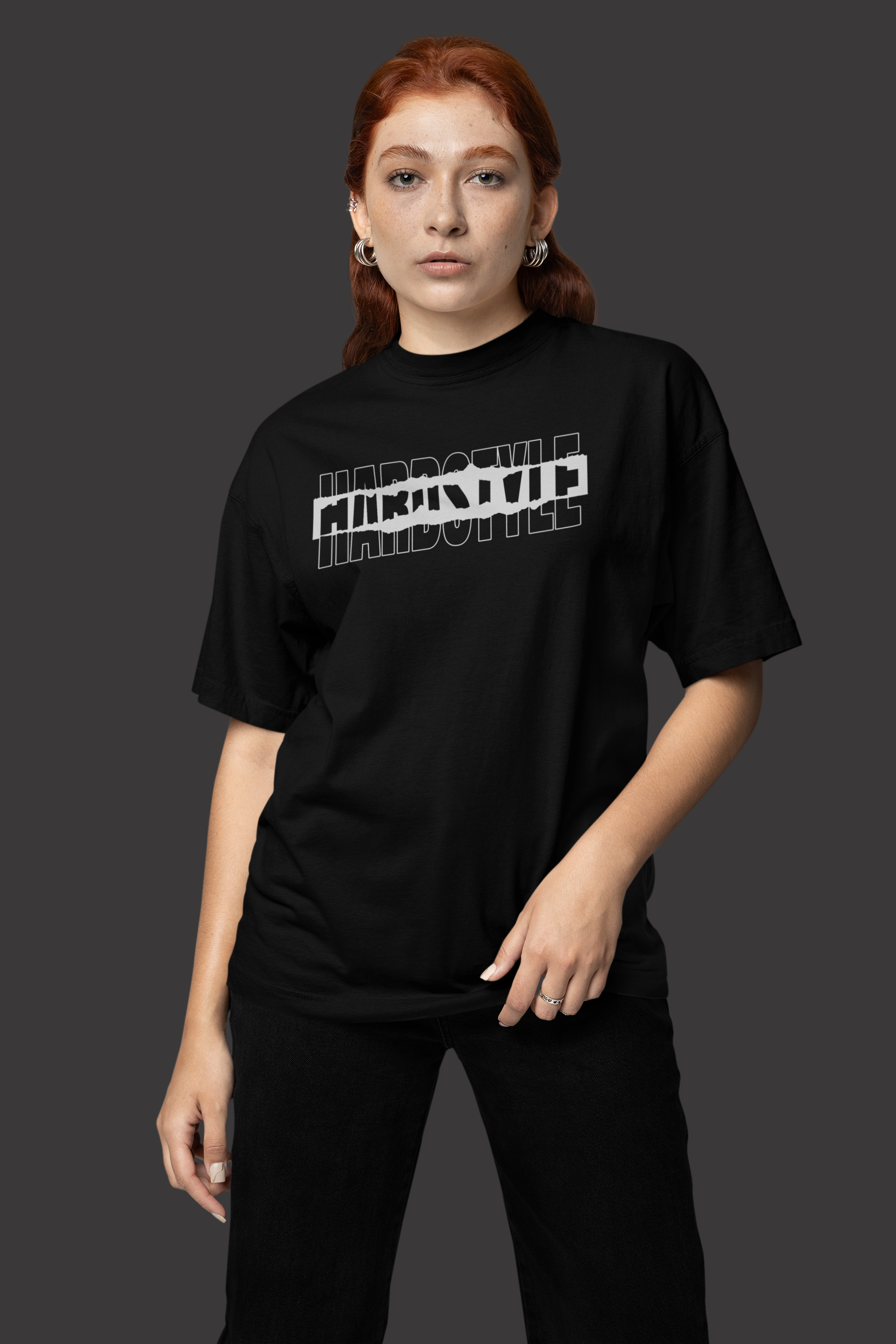 Hardstyle Ripped - Drop Shoulder Tee