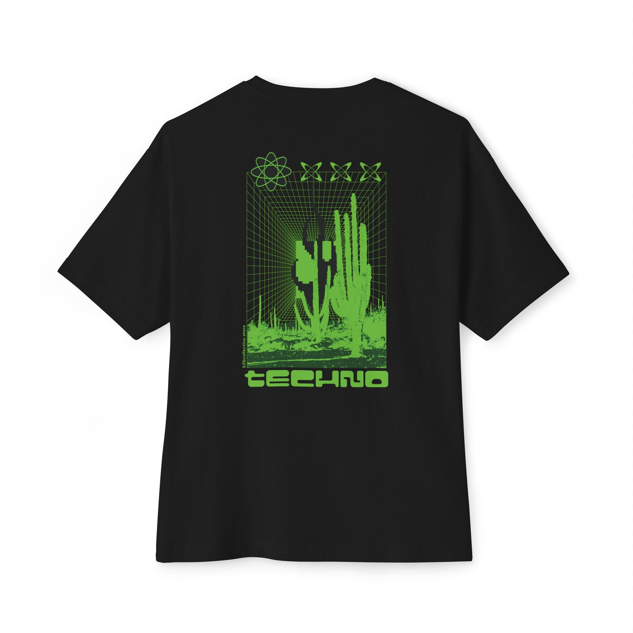 Techno Neon Desert - Drop Shoulder Tee