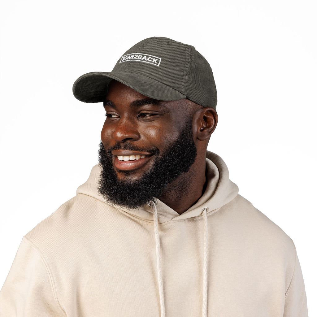 Embroidered Corduroy Logo Cap
