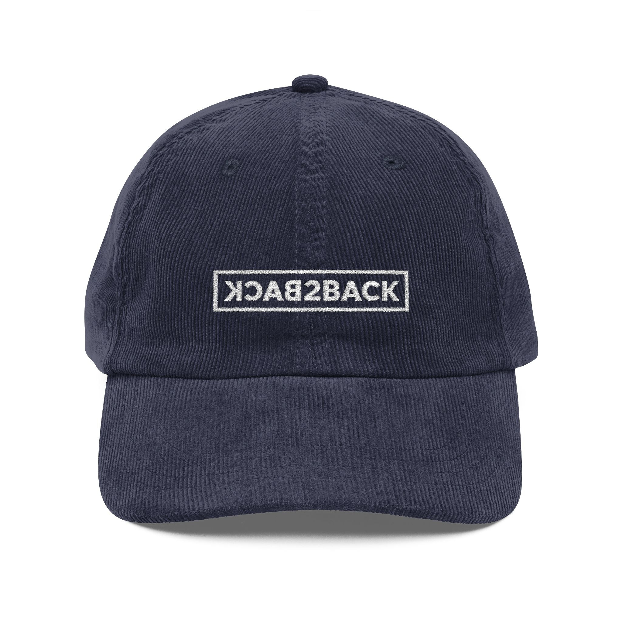 Embroidered Corduroy Logo Cap