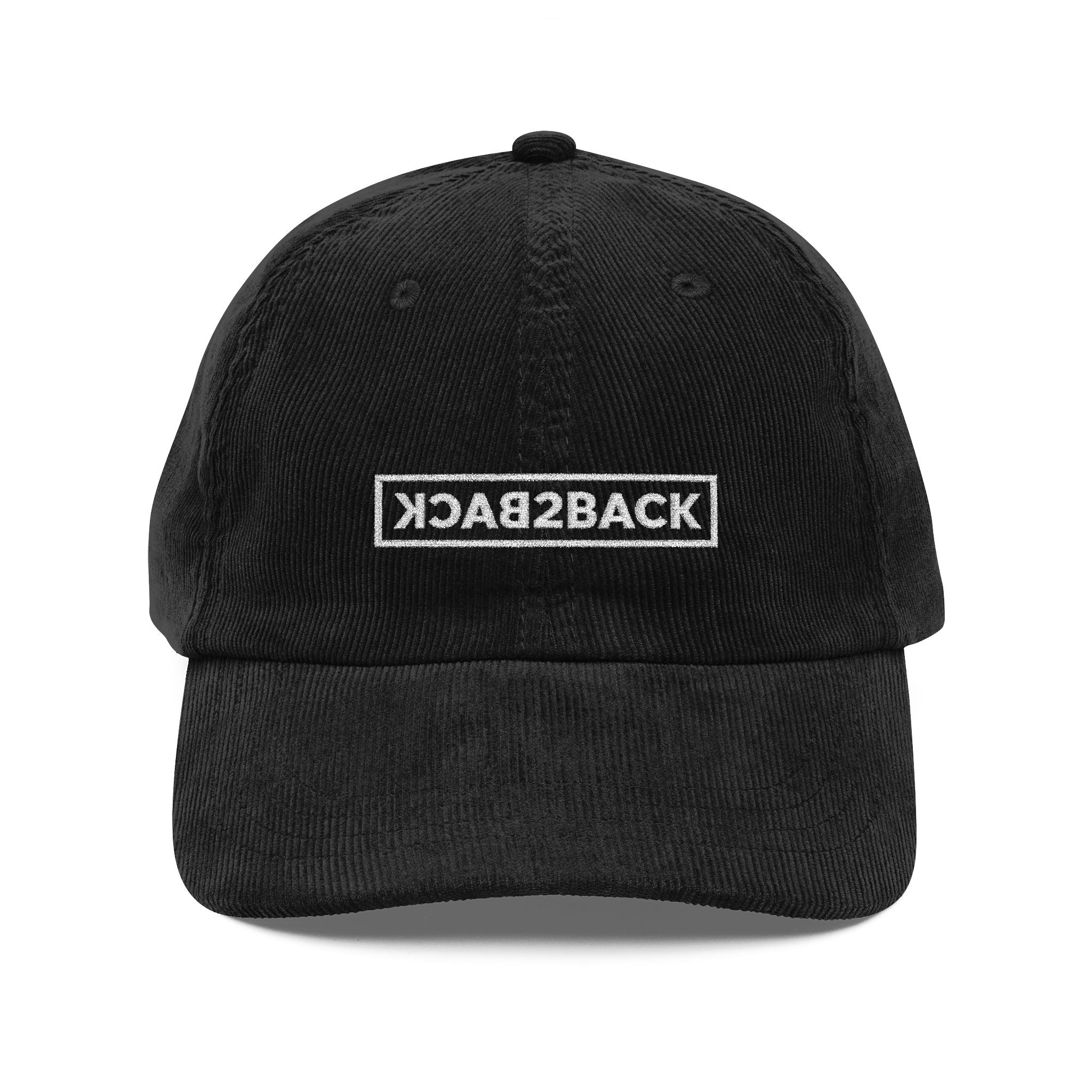 Embroidered Corduroy Logo Cap